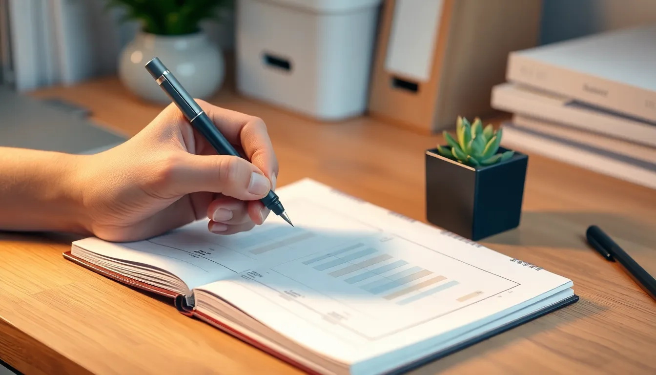 가계부 작성 이미지