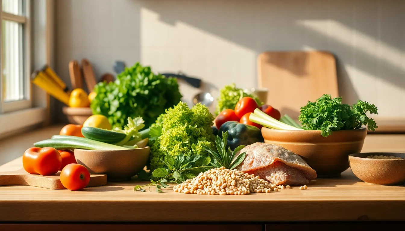 실버 푸드 시장의 다양한 제품들